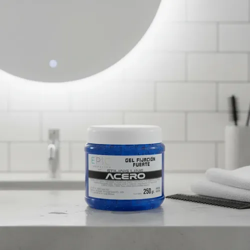 Gel Epic Modelador Acero Azul Fijación Fuerte 250gr