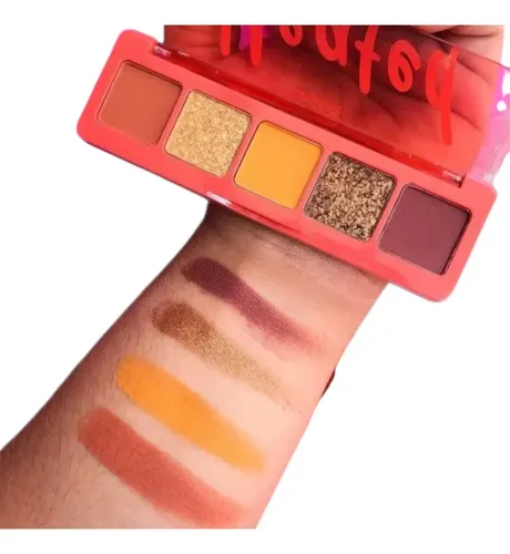 Paleta De Sombras Overland Flood Heated O Breezy Ruby Rose Color Healted