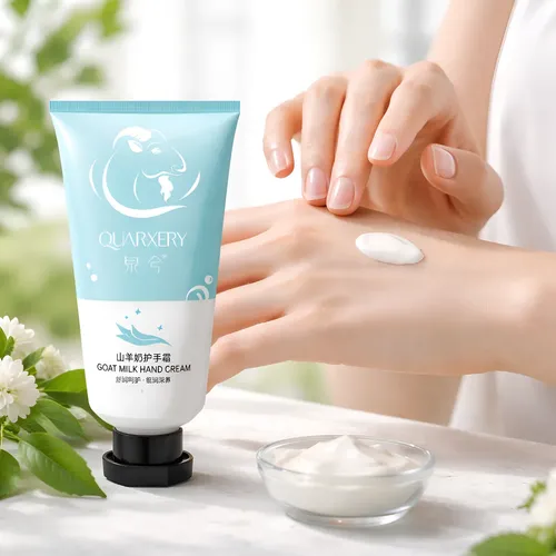Crema Hidratante Manos Leche De Cabra Blanqueadora Premium