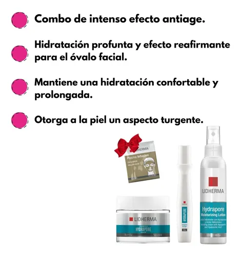 Rutina Skincare Facial Antiarrugas Hydrapore Antiage Combo