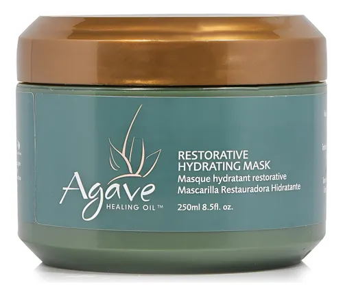 Mascarilla Capilar Con Aceite Curativo De Agave, Restaurador