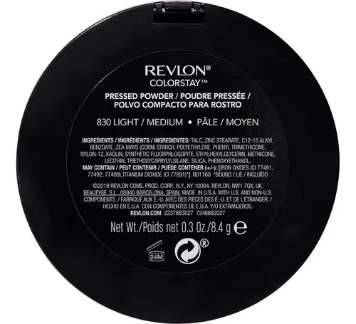 Polvo Compacto Revlon Colorstay 830 Claro Medio 8.5g