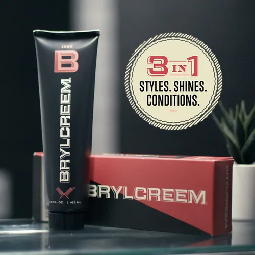 Pack De 2 Crema Para Peinar Brylcreem 3 En 1 Brillo Intenso