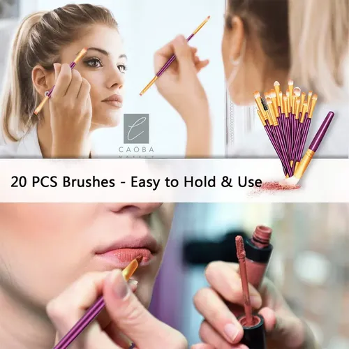 Set De 20 Brochas Sintéticas – Imperdibles! Caoabamakeup