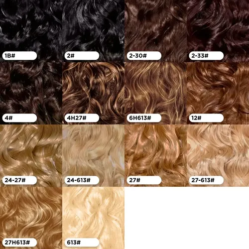Set Extensiones Cortinas 6 Piezas Simil Natural Ondas 60cm