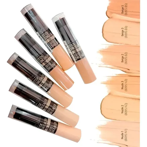 Corrector 2 En 1 Stick & Liquid Rubyrose 6 Tonos Tono Nude 2