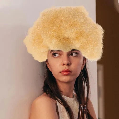 Peluca Afro Colorida Y Divertida Para Hombres Y Mujeres Idea