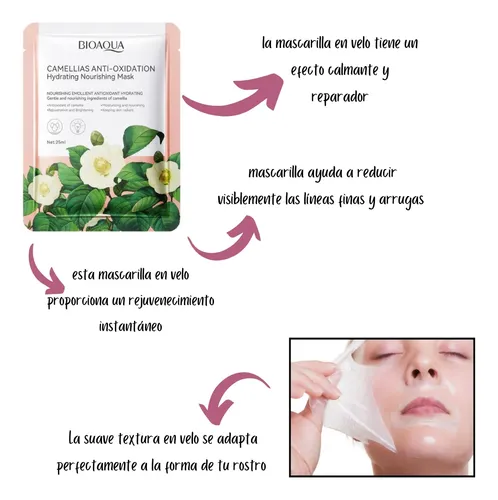 Set De Mascarilla Faciales Bioaqua X 5 Unidades Variado