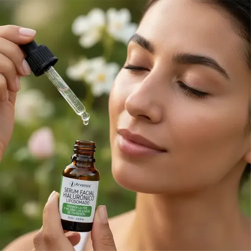 Serum Acido Hialuronico Al 0,5% Liposomado 15cc Arvensis Todo Tipo De Piel Día/noche