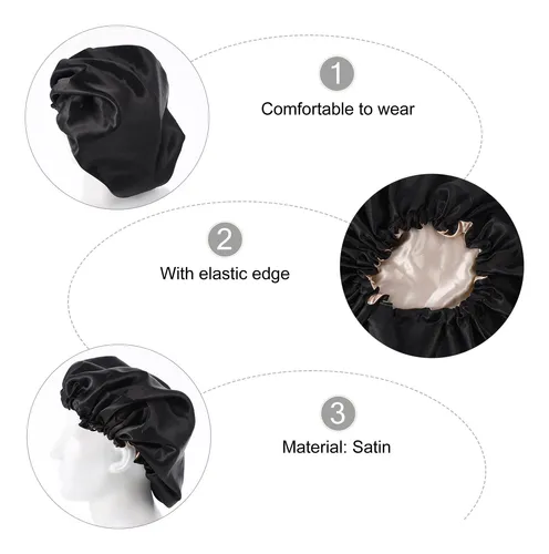 Gorros Elásticos Para Dormir, Gorros De Dormir De Doble Capa