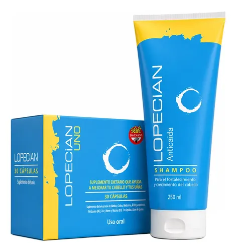 Lopecian Anticaída Y Fortalecimiento Shampoo + Cápsulas