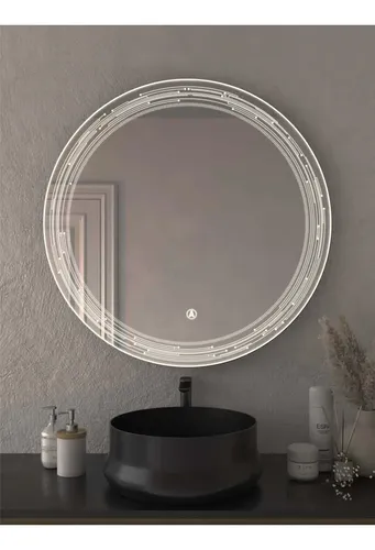 Espejo Led 60 Cm Con Sensor Touch Y Regulación De Brillo