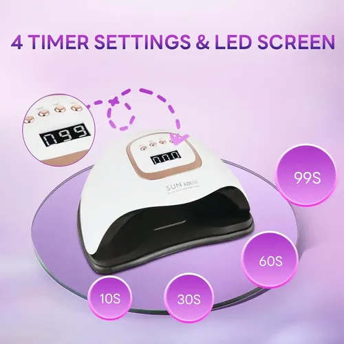 Lámpara Uv Led 380w Beenle Para Uñas, Secador Profesional