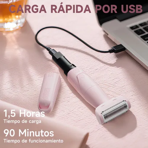For For Depiladora Eléctrica 3 En 1 Rasuradora Recargable
