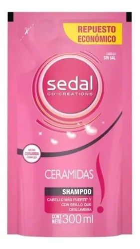 Shampoo Sedal Co-Creations Ceramidas en repuesto de 300mL por 1 unidad