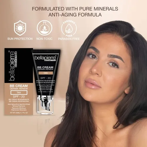 Bb Cream Spf 20 Bellapierre Tan