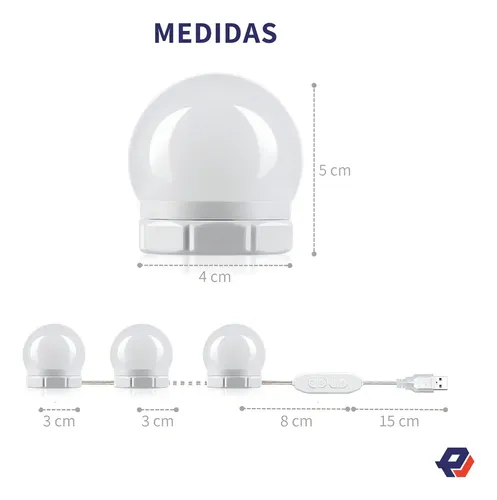 10 Linternas Led Para Maquillaje