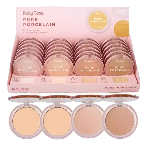 Novedad Polvo Compacto Pure Porcelain Ruby Rose Hbm401