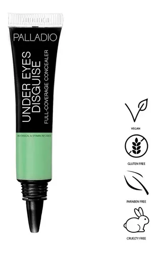 Corrector Palladio Under Eyes Disguise Ojeras Tono Green Tea Alta Cobertura