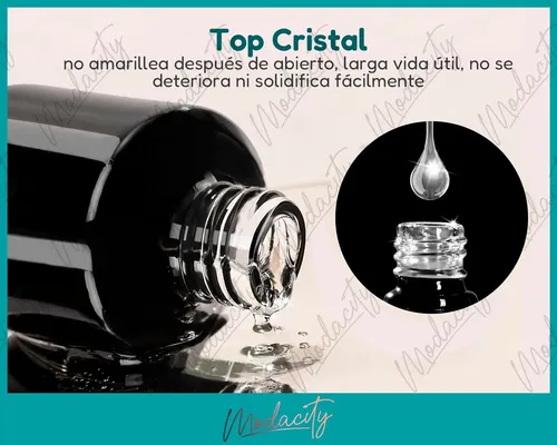 Top Coat Cristal City Girl 10ml Esmalte Semipermanente