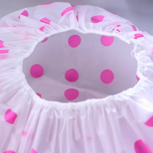 C Gorros Ducha Elásticos Reutilizables Con Puntos Gruesos –