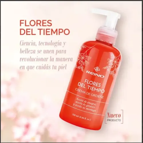 Crema Ordeñe Corporal Y Manos Flores Del Tiempo Reino 240ml