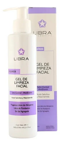 Gel Limpieza Facial Libra Sebo Control Piel Grasa-acné 200ml