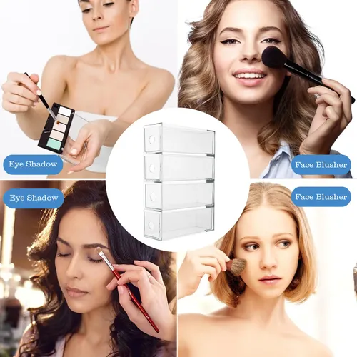 Estuche De Almacenamiento Para Sombras De Ojos, 1 Unidad, Ti