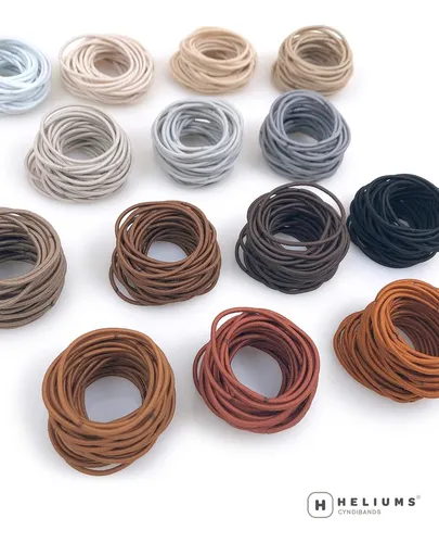 Cintas Elásticas Con Helio Para Cabello Fino De 2 Mm, Color