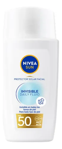 Nivea Sun Fps 50 Facial Invicible Daily Fluido X40ml.