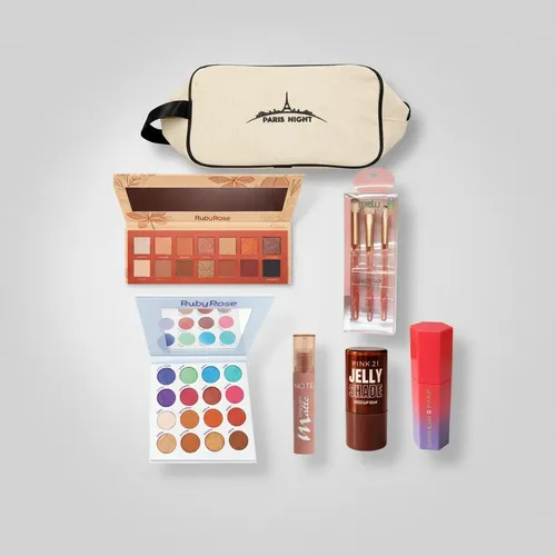 Set Belleza Todo En Uno Con Neceser Maquillaje