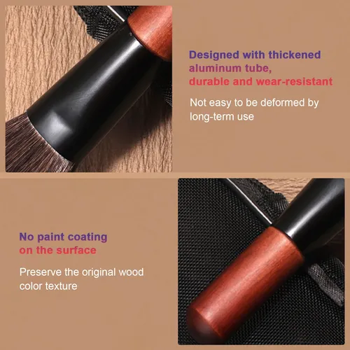 Miniset De Maquillaje Portátil Pequeño Con Brochas Para Somb