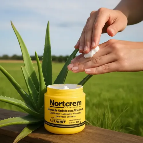 Crema De Ordeñe Nort Con Aloe Vera Hidratante Mascota 250ml