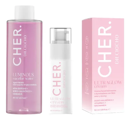 Kit Agua Micelar+ultraglow Cher