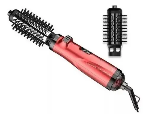 Cepillo Giratorio Secador Ga.ma Profesional Turbo Ion 2600 Color Rojo