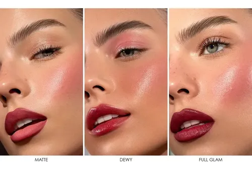 Natasha Denona Paleta Rubor Iluminador Berry Pop Cheek Trio