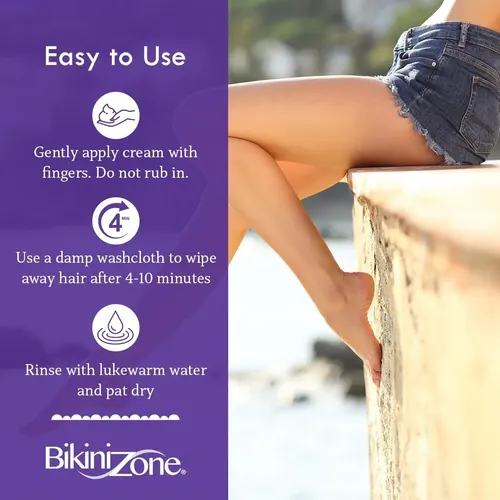 Crema Depilatoria Para Áreas Íntimas Bikini Zone 2 Oz (3