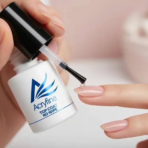 Top Coat No Wipe Uv/led Para Uñas Manicura Acryfine 11ml