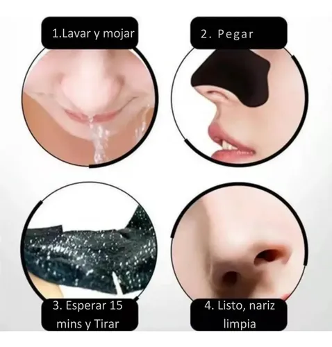6 Banditas Tiras Removedoras Elimina Puntos Negros