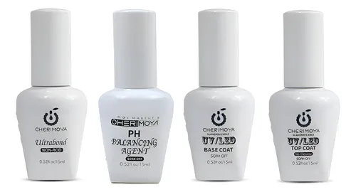 Kit Uña Ultrabond Ph Balancing Base Coat Top Coat Cherimoya