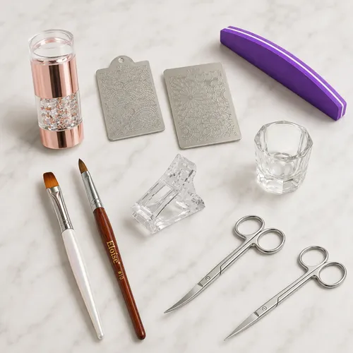 Kit Accesorios Manicura Uñas Polygel Gelificadas Semi