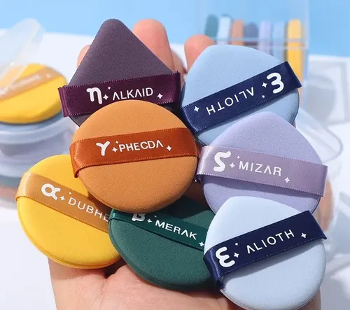 Pack De 7 Mini Esponjas Maquillaje De Rostro 2 Formas C/estu
