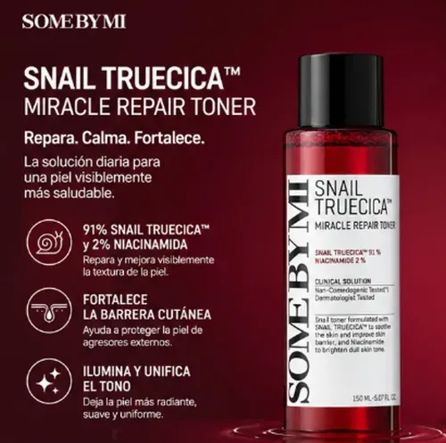 Tónico Reparador Snail Truecica Miracle
