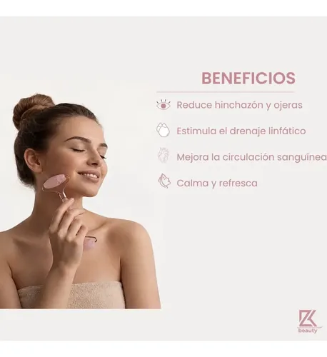 Combo Masajeador Facial Piedra Jade + Gua Sha + Regalo