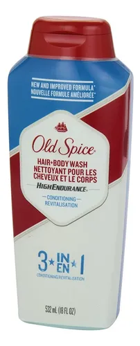 Gel De Ducha Old Spice High Redurance Para Cabello Y Cuerpo,