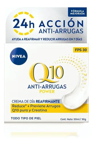 Nivea Q10 Antiarrugas Power Fp30 Crema Facial De Día 50ml