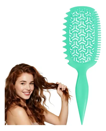Cepillo Desenredante De Cabello Rizado Bunsenshade Para Muje