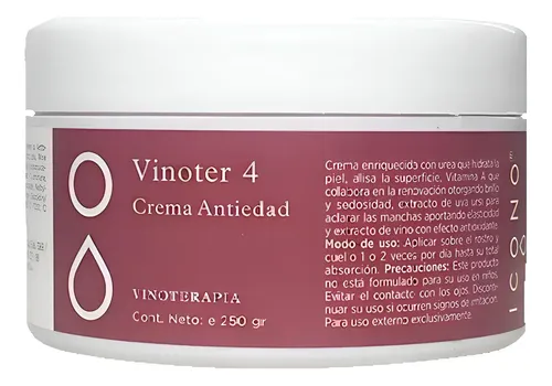Crema Antiedad Vinoter 4 Hidratante Vinoterapia X250 Icono