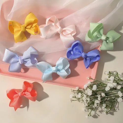 Set De 20 Lazos Para Niñas Con Pinza +