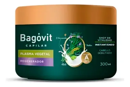 Bagovit Tratamiento Plasma Vegetal Regenerador Capilar